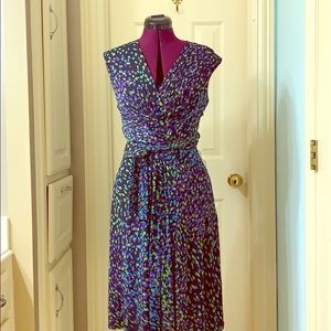 Faux wrap dress